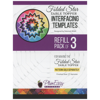 Kaleidoscope Interfacing Template - 3pk, Image