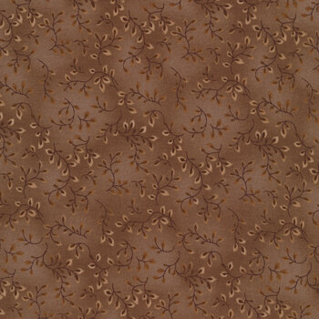 Folio Basics 7755-30 Brown Bag Vines by Henry Glass Fabrics