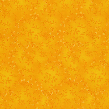 Folio Basics 7755-34 Yellow Vines by Henry Glass Fabrics, Image