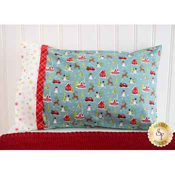 SAMPLE - Magic Pillowcase - Snowed In - Bluex