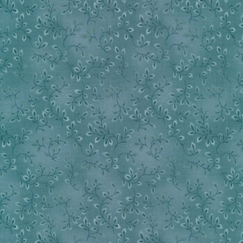 Folio Basics 7755-72 Dusty Teal Vines by Henry Glass Fabrics