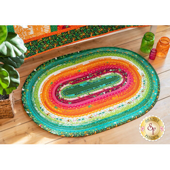 SAMPLE - Jelly Roll Rug - Jungle Paradise, Image