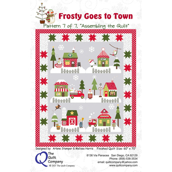 Frosty Goes to Town - Set of 7  Patterns + Fabric Accessory Packet, Image