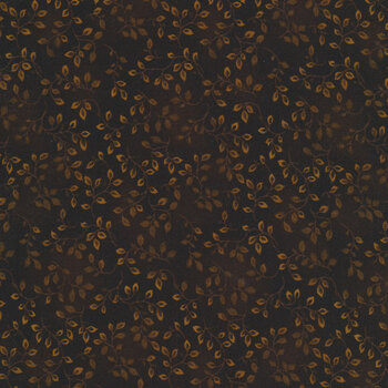 Folio Basics 7755-39 Sepia Brown Vines by Henry Glass Fabrics, Image