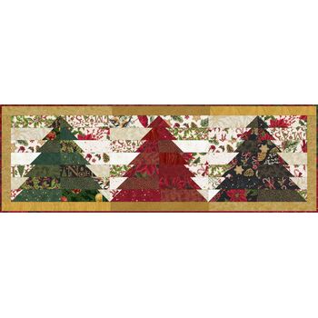SAMPLE - Tree Farm Table Runner - Hoffman Christmas