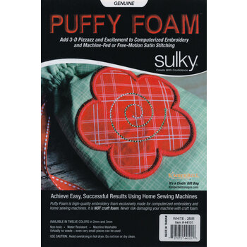 Puffy Foam - 3pk - 2mm - White, Image