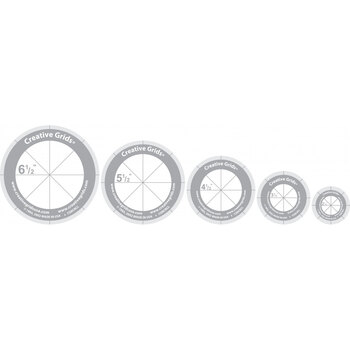 Creative Grids Rotary Cutting Circles - 5pc - #CGRCRCL, Image