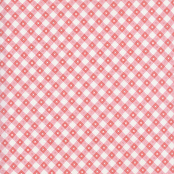 Gingham Picnic GP21213-Popsicle Pink by Poppie Cotton, Image