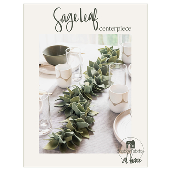 Sage Leaf Centerpiece Pattern - PDF Download, Image