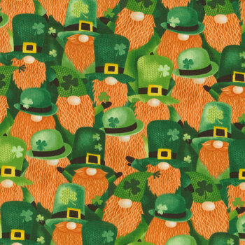 Luck of the Irish GAIL-C8332 MULTI by Gail Cadden for Timeless Treasures Fabrics, Image