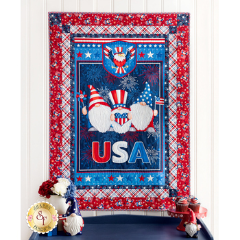 SAMPLE - Gnome of the Brave Quilt, Image