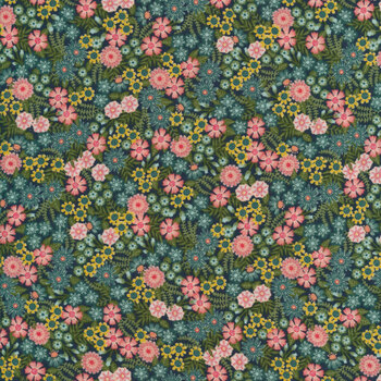 Vintage Flora MAS10333-N by Kimberbell Designs for Maywood Studio, Image