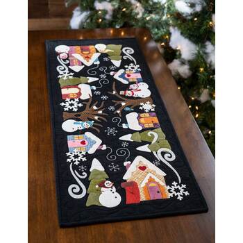 SAMPLE - Snowman Lane Table Runner