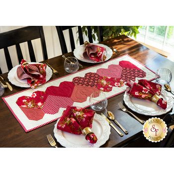 SAMPLE - Let's Play Hearts Table Runner - Rowan, Image