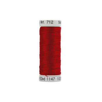 Sulky 12wt Cotton Petites Thread #1147 Christmas Red - 50yd, Image