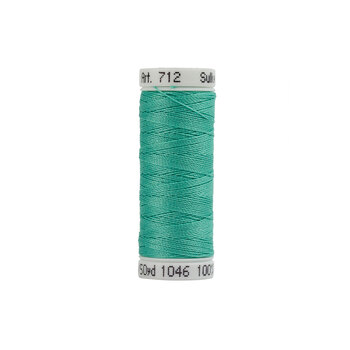 Sulky 12wt Cotton Petites Thread #1046 Teal - 50yd, Image