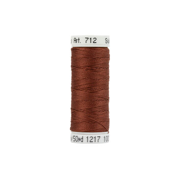 Sulky 12wt Cotton Petites Thread #1217 Chestnut - 50yd, Image