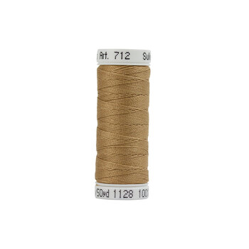 Sulky 12wt Cotton Petites Thread #1128 Dark Ecru - 50yd, Image