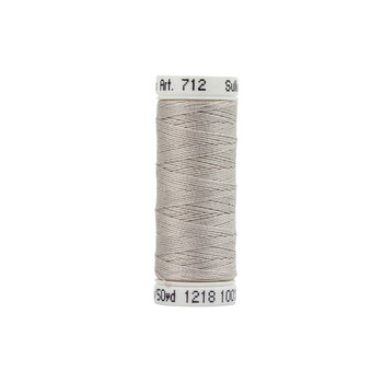 Sulky 12wt Cotton Petites Thread #1218 Silvery Gray - 50yd, Image