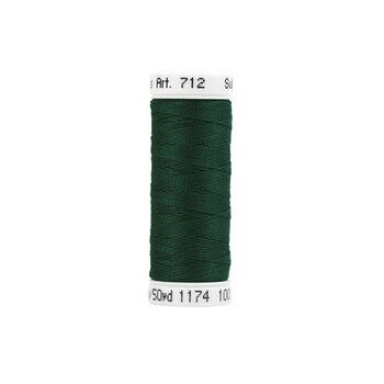 Sulky 12wt Cotton Petites Thread #1174 Dark Pine Green - 50yd, Image