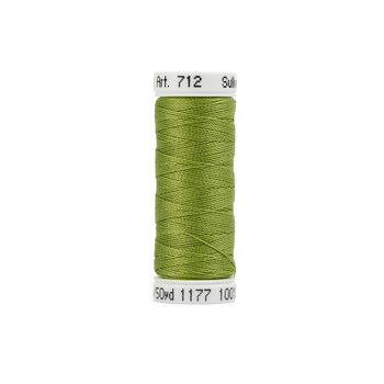 Sulky 12wt Cotton Petites Thread #1177 Avocado - 50yd, Image