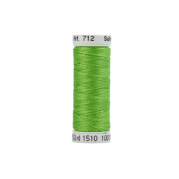 Sulky 12wt Cotton Petites Thread #1510 Lime Green - 50yd, Image