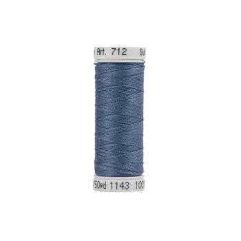 Sulky 12wt Cotton Petites Thread #1143 True Blue - 50yd, Image