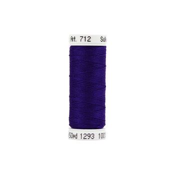 Sulky 12wt Cotton Petites Thread #1293 Deep Nassau Blue - 50yd, Image