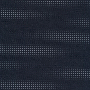 Dwell 55276-12 Pin Dot Navy by Camille Roskelley for Moda Fabrics, Image