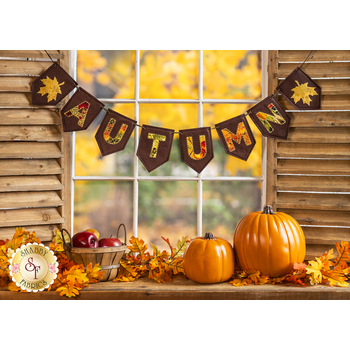 SAMPLE - Autumn Word Banner