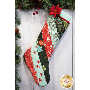  Quilt As You Go Holiday Stocking - Cheer & Merriment, Image