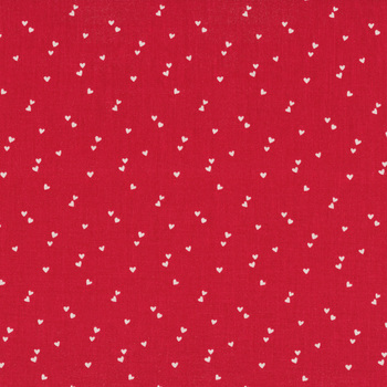 Seasonal Basics C655-RED Hearts by Christopher Thompson for Riley Blake Designs, Image