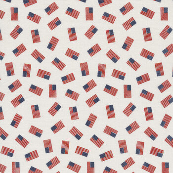 Stateside 55612-11 Flag Vanilla by Sweetwater for Moda Fabrics