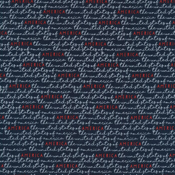 Stateside 55613-23 America Navy by Sweetwater for Moda Fabrics, Image