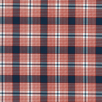 Stateside 55614-13 Plaid Navy by Sweetwater for Moda Fabrics REM, Image