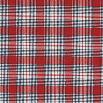 Stateside 55614-14 Plaid Apple Red by Sweetwater for Moda Fabrics, Image