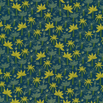 Stomp Stomp Roar! 20823-16 Teal by Stacy Iest Hsu for Moda Fabrics REM, Image