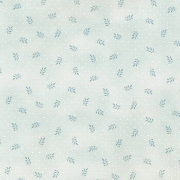 Dorothy Jean's Flower Garden 2973-17 Spa Blue by Mary Jane Carey for Henry Glass Fabrics, Image