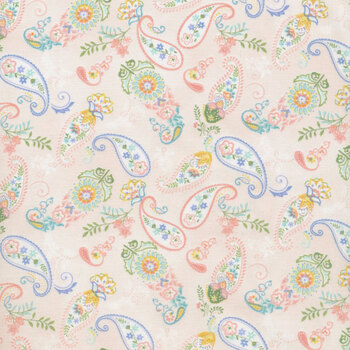 Dorothy Jean's Flower Garden 2976-22 Pink by Mary Jane Carey for Henry Glass Fabrics, Image