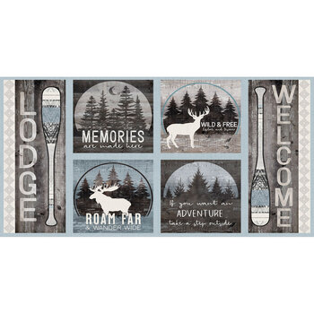 Wild Woods Lodge 59023-491 Panel by PDR, LLC for Wilmington Prints, Image