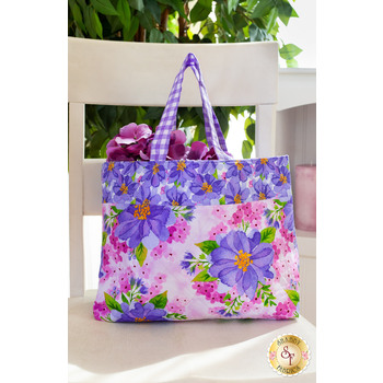 SAMPLE - Fat Quarter Tote - Pressed Flowers, Image