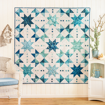 SAMPLE - Starshine Quilt - Turtle Bay, Image