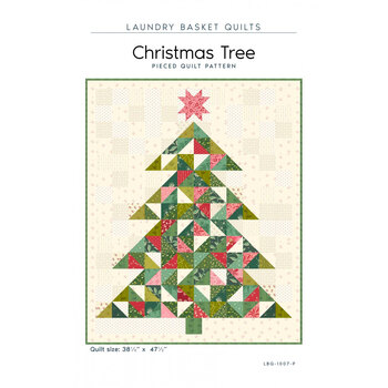 Christmas Tree Pieced Quilt Pattern - Laundry Basket Quilts, Image