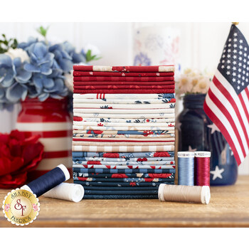 Red, White and True  30 FQ Bundle by Dani Mogstad for Riley Blake Designs