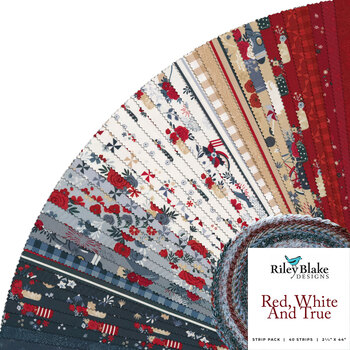 Red, White and True  Rolie Polie by Dani Mogstad for Riley Blake Designs