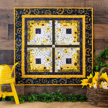 SAMPLE - Log Cabin Wall Hanging - Queen Bee
