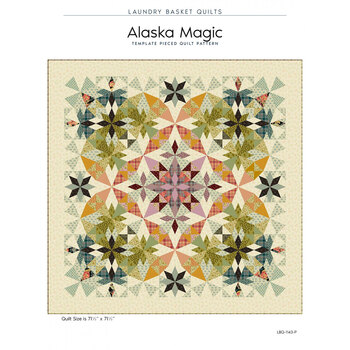 Alaska Magic Template Pieced Quilt Pattern, Image