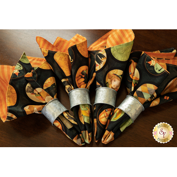 SAMPLE - Cloth Napkins - Halloween Whimsy, Image