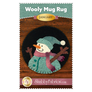 Wooly Mug Rug Series - January Pattern, Image