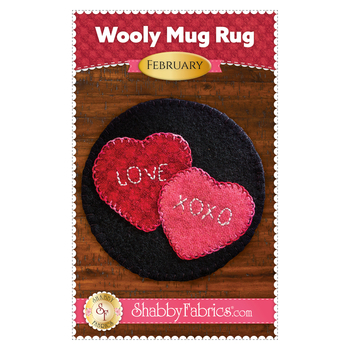 Wooly Mug Rug Series - February Pattern, Image